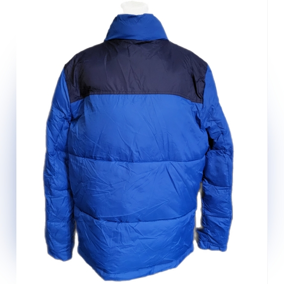 NWT GH Bass & Co Mens Blue Ultra Loft Puffer Coat Wind Water Resistant XXL $195 - Picture 5 of 9